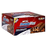 Met-Rx Protein Plus Protein Bar, Chocolate Chocolate Chunk, 9 Bars, 1.76 Ounces (Pack of 2)