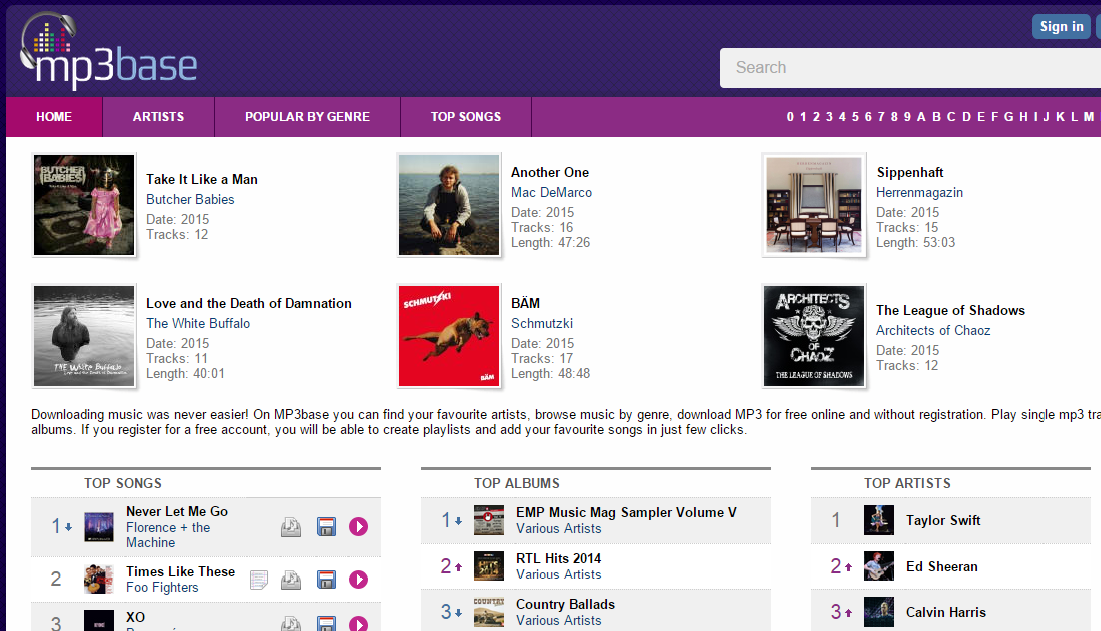 best free mp3 download sites