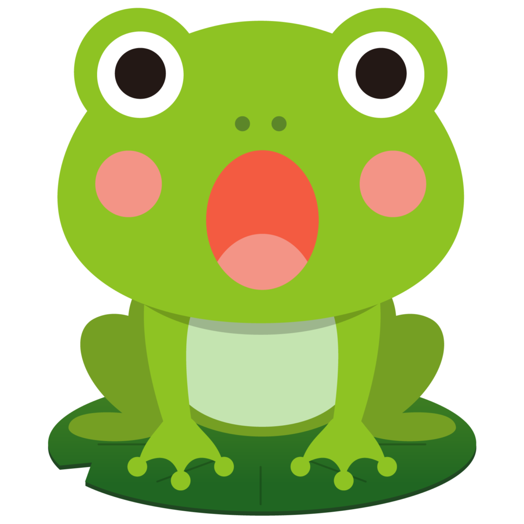 商用フリー 無料イラスト かえるのイラスト Frog003 商用ok フリー素材集 ナイスなイラスト