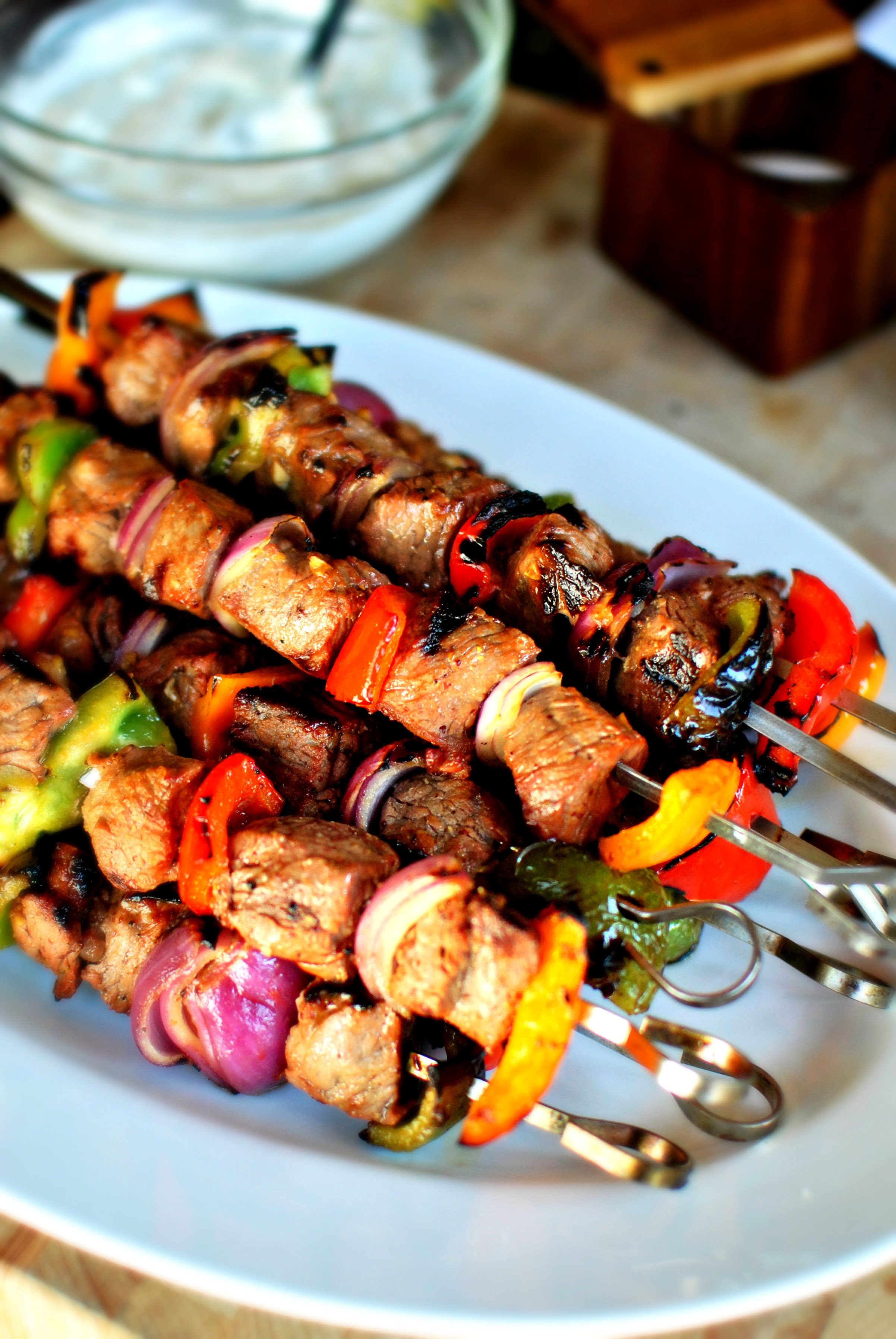 Simply Scratch Grilled Marinated Steak Kebabs - Simply Scratch