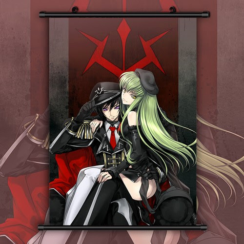 Code Geass Hangyaku No Lelouch C C Hd Print Anime Wall Poster Scroll Room Decor Posters Prints Home Decor Home Garden