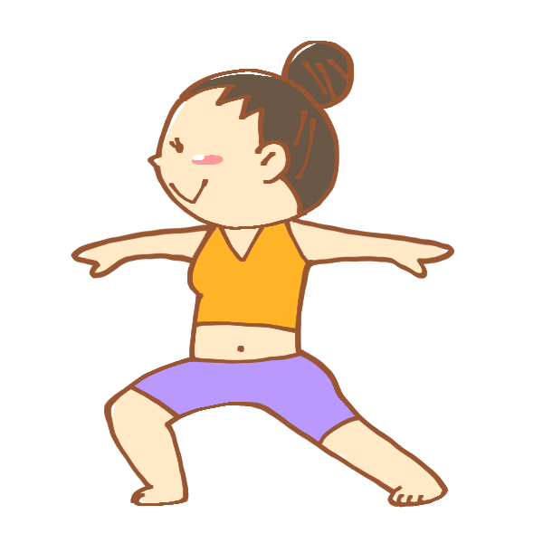 赤ちゃんのヨガポーズのイラスト かわいいフリー素材が無料のイラストレイン
