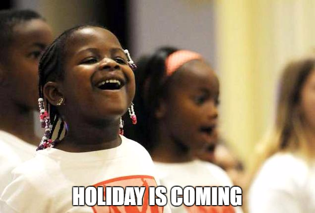 holiday is coming