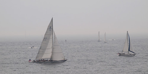 12 Meter America's Cup Yacht US16 - Columbia by Joe Tecza