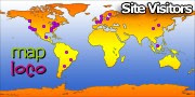 Locations of Site Visitors