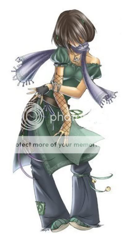 girls with light brown hair and blue. Her light brown hair is long