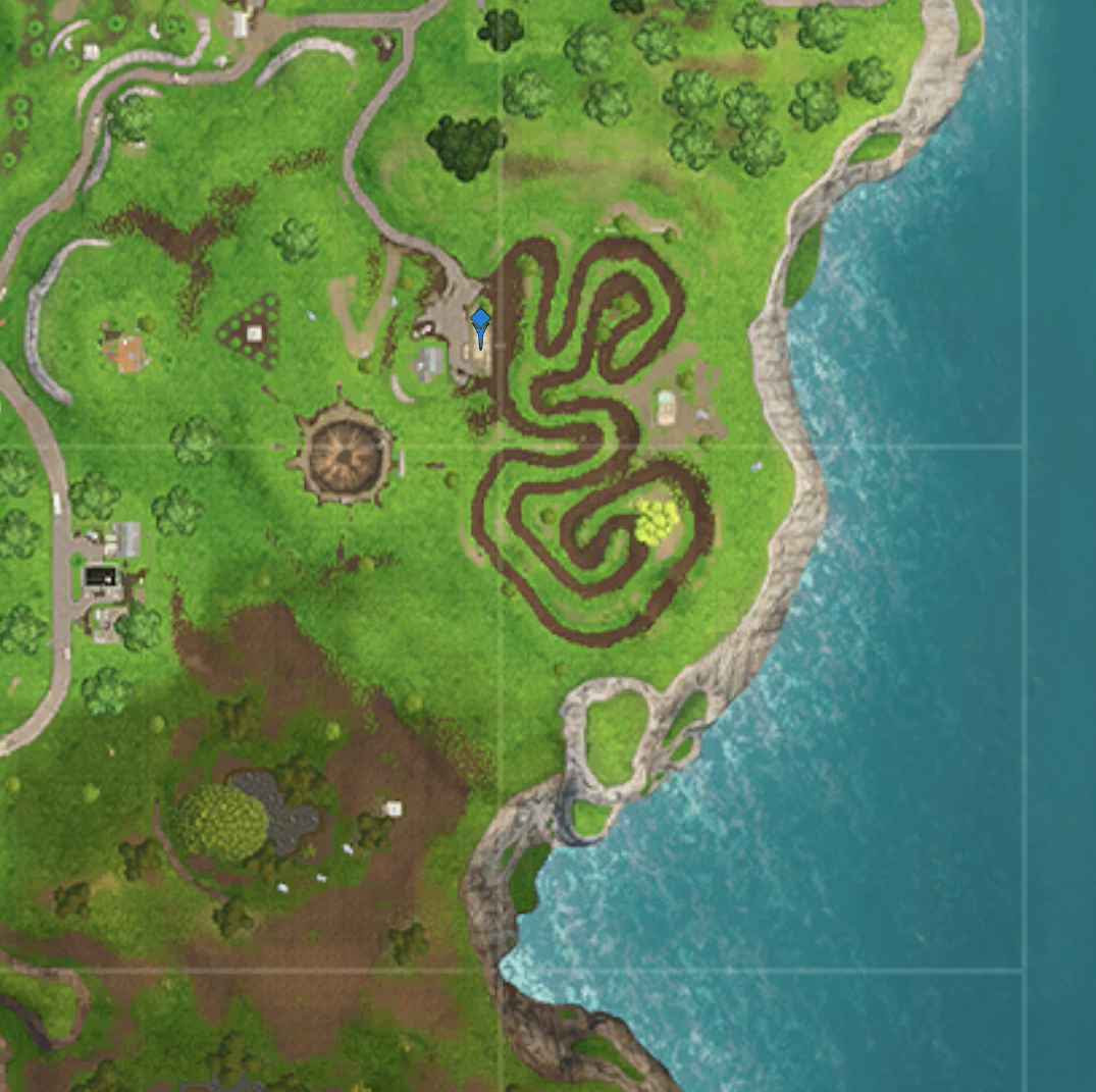 4 at the muddy tracks south of the lonely lodge the camera is mounted on a railway outside by a muddy road - cameras in fortnite map