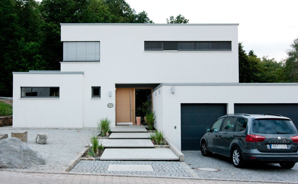 Neubau einer modernen Villa mit G\u00e4stewohnung 3 ARCHI