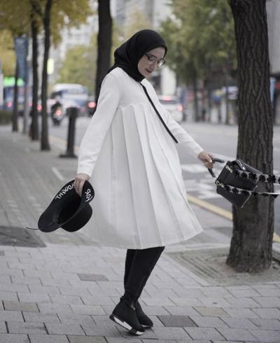 Jilbab Yg Cocok Untuk Baju Putih Celana Hitam