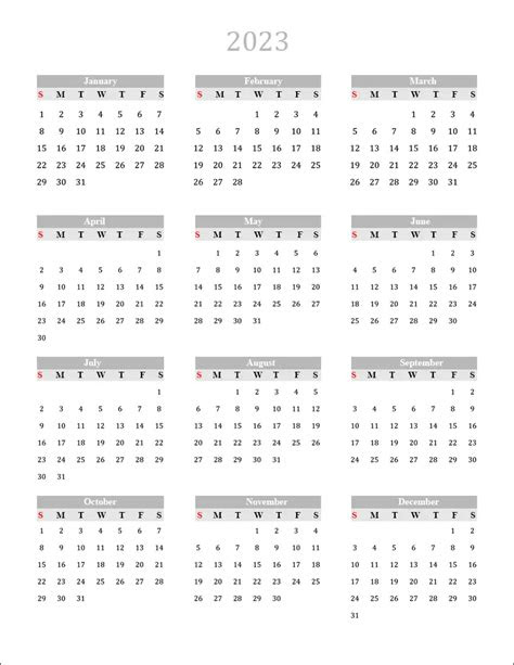 Free printable calendar templates for 2023 & 2024. free blank calendar 2023 template in pdf