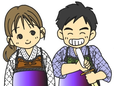 イラストレーター山田奈穂 剣道教室ポスター