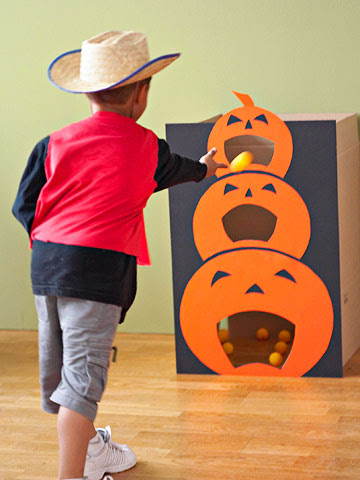 Pumpkin Tossing Game