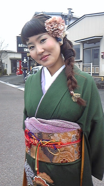 振袖でjinの綾瀬はるかの 写真共有サイト フォト蔵
