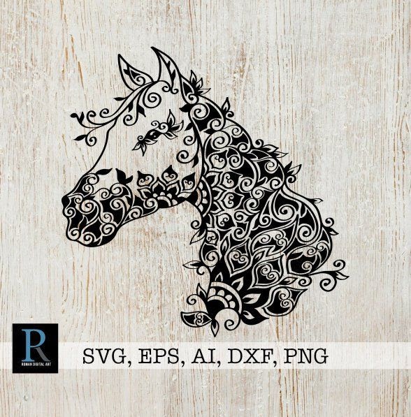 Download 17847+ Free Mandala Horse Svg DXF Include for Cricut, Silhouette and Other Machine