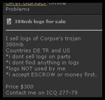 380mb of logs