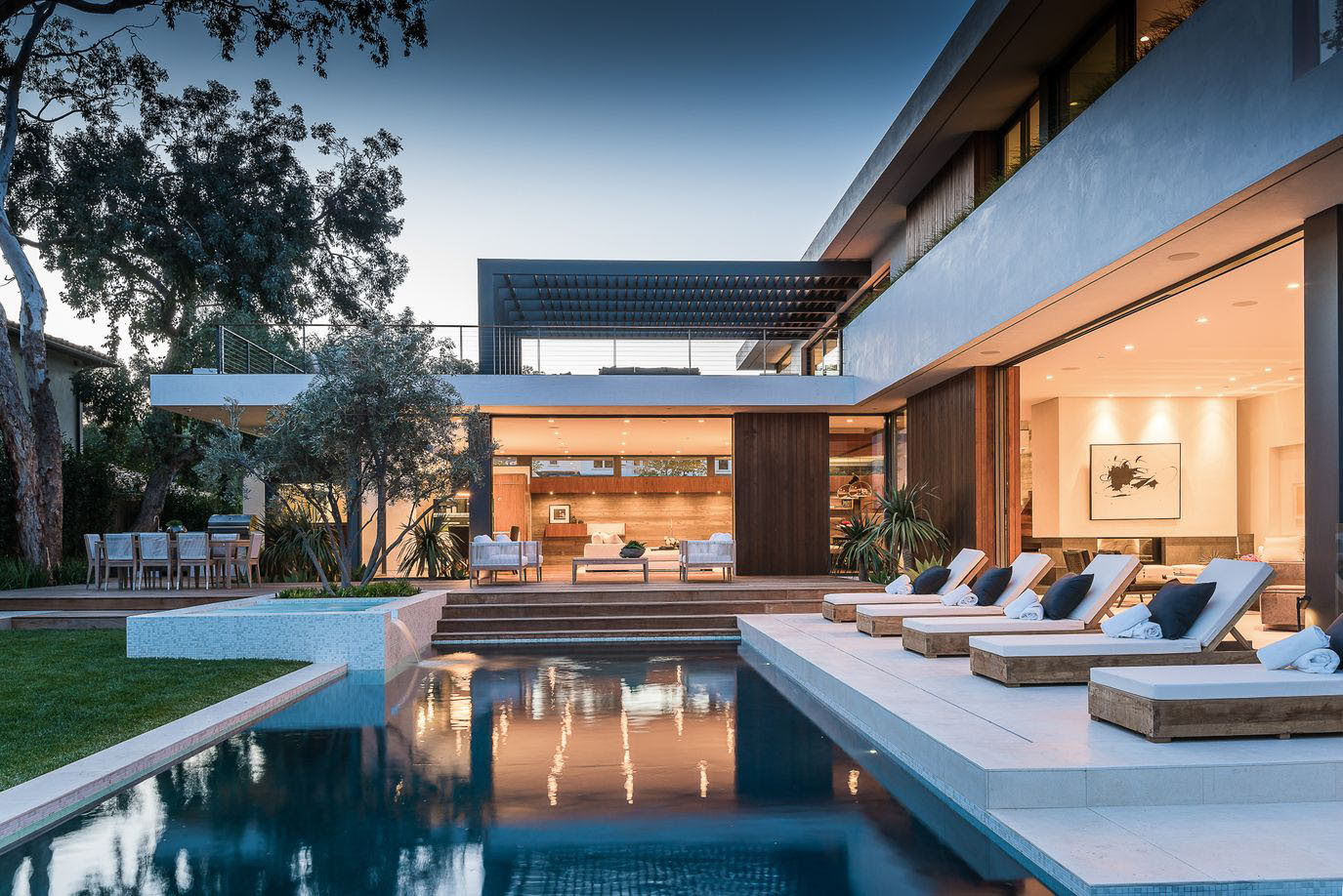 Modernist Villa In Pacific Palisades With A Resort-Like ...