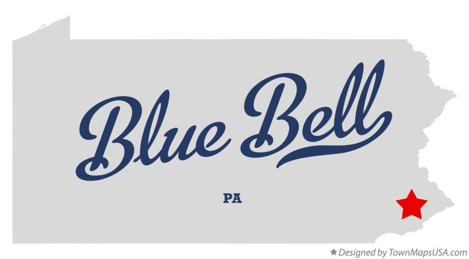 Blue Bell Pennsylvania Map