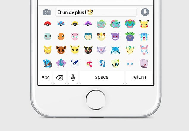 可愛いポケモンの絵文字キーボード Pokemoji Ipod Love