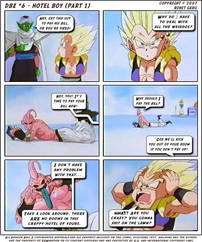 Response to quot;DragonBall Funny Comics Episode 5quot;