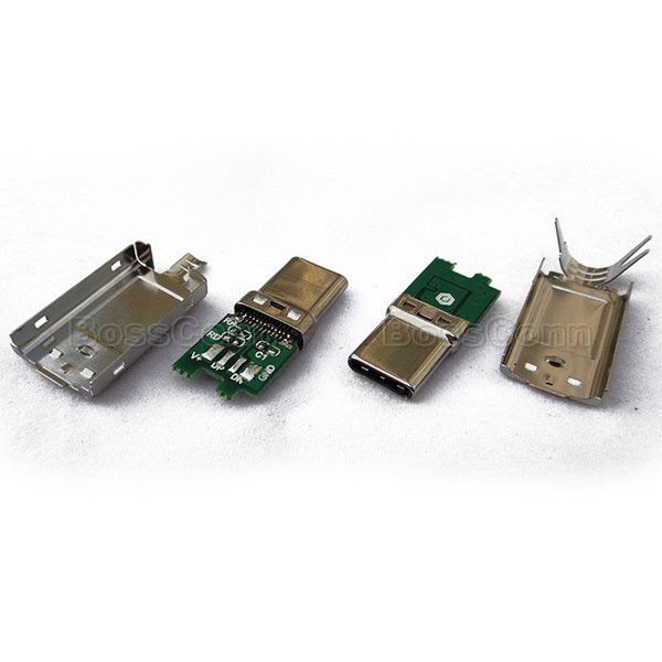 Usb 3 1 Type C Male Connector 2 0 Version