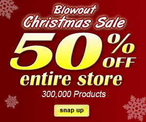 Christmas Sale Entire Store 50% OFF + Free Shippin