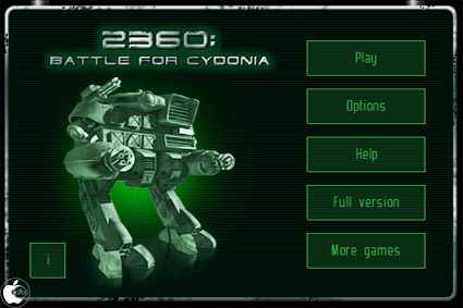 アクションロボットゲームアプリ 2360 Battle For Cydonia Lite を試す Iphone App Store Macお宝鑑定団 Blog 羅針盤