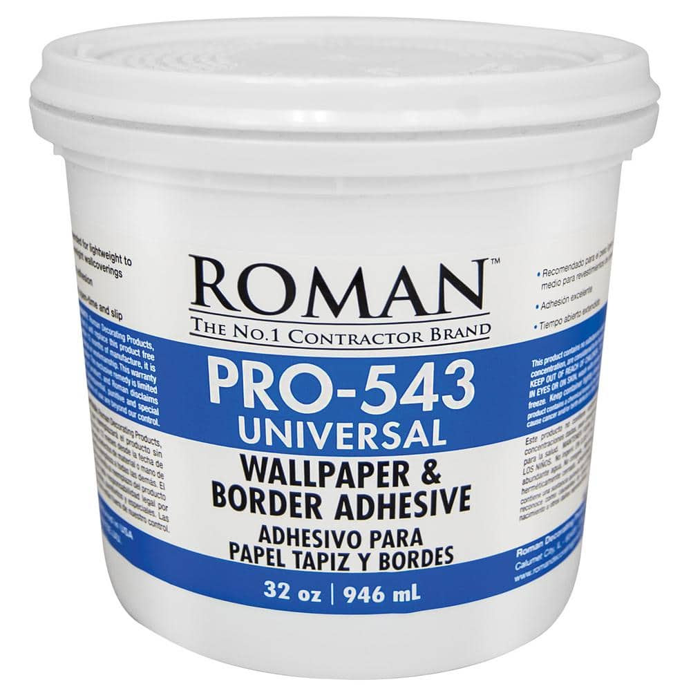 ROMAN PRO 543 1 Qt Universal Wallpaper Adhesive 209902 The Home ROMAN PRO 543 1 Qt Universal Wallpaper Adhesive 209902 The Home