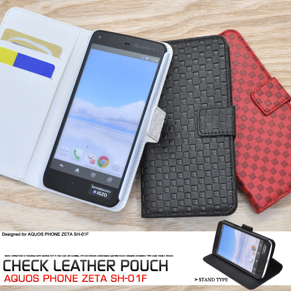 Docomo Aquos Phone Zeta Sh 01f For City Pine Pattern Design Notebook Type Stand Case Pouch Width Opening Card Pocket Attaching Real Yahoo Auction Salling