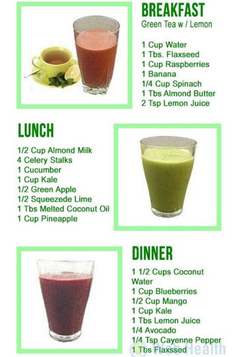 day smoothie detox food diet