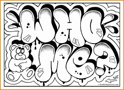 Graffiti Art Coloring Pages