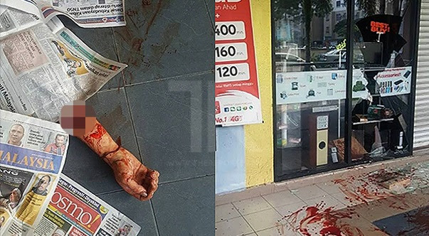 Lelaki mabuk maut selepas tumbuk cermin kedai