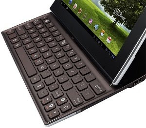 Navigation auf dem Eee Pad Slider