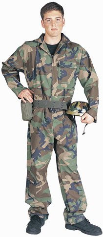 Adult Men's Army Guy Halloween Costume  