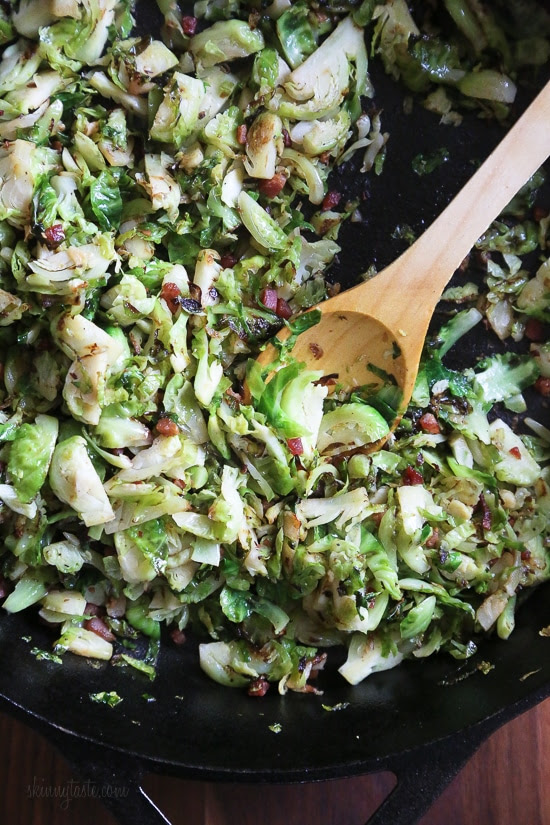 Sautéed Brussels Sprouts with Pancetta - Site Title