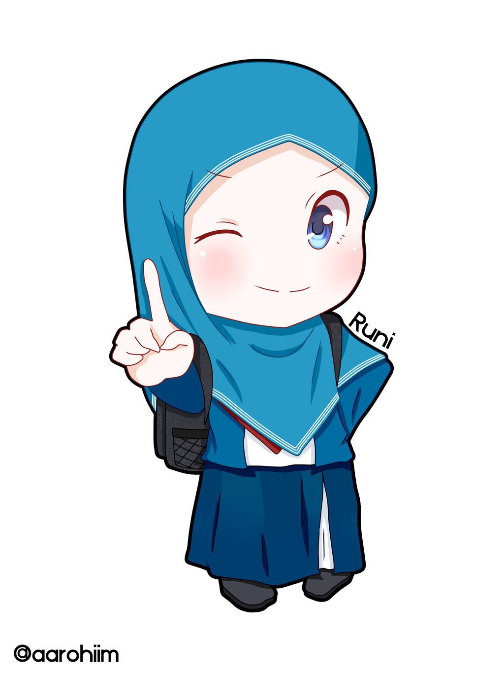Chibi Gadis Bertudung Comel Azhan co Chibi Gadis Bertudung Comel Azhan co