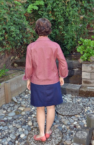 red denim back on me