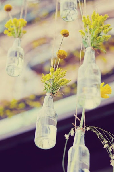Bottles As Wedding Decor