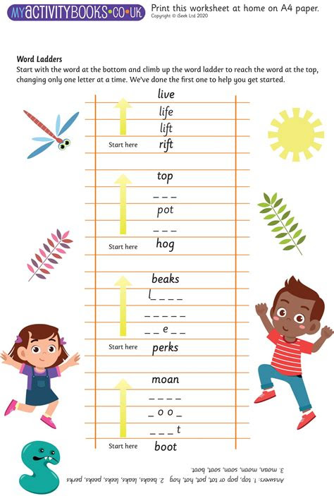 At school, your child will have been focusing on creating simple sentences of five. free printable worksheets for ages 3 5 7 myactivitybooks