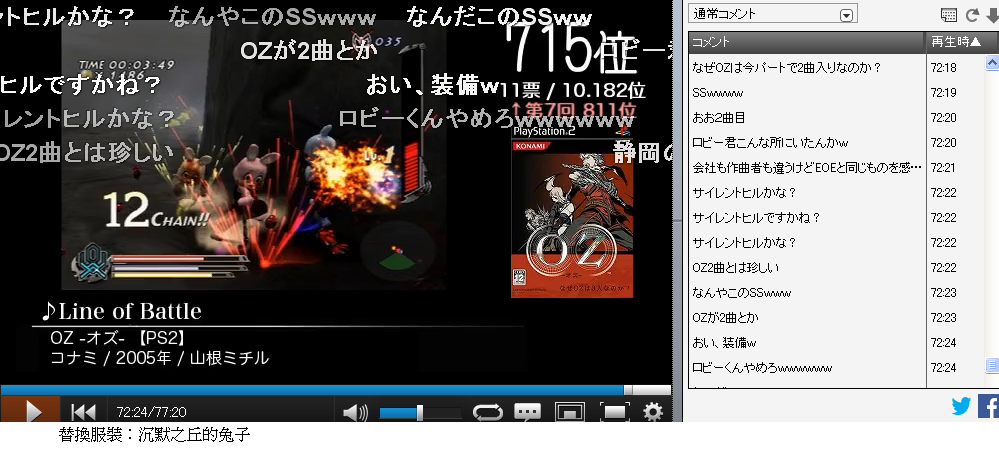 Nico 2ch 第8次大家決定的遊戲音樂 1000 701位 看板gamemusic Ptt遊戲區