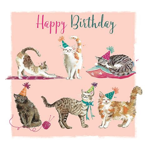 printable cat birthday cards