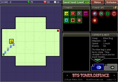Play BeatTheGeek Tower Defence