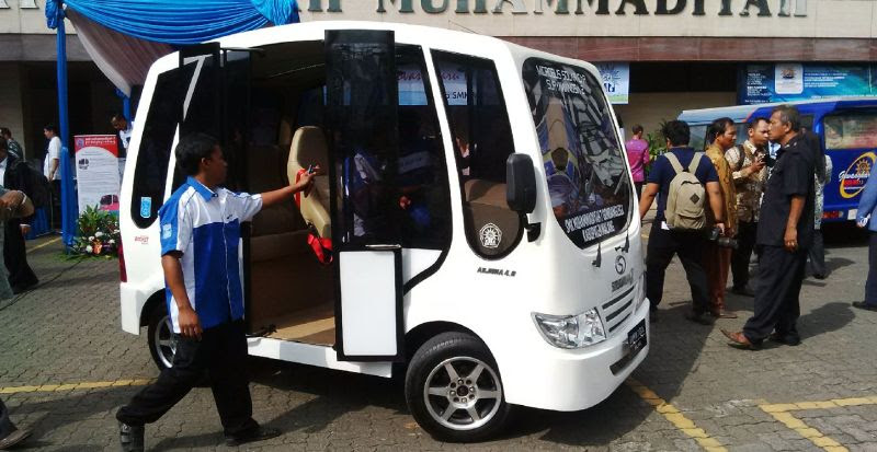 Mobil Iistrik buatan SMK Muhammadiyah