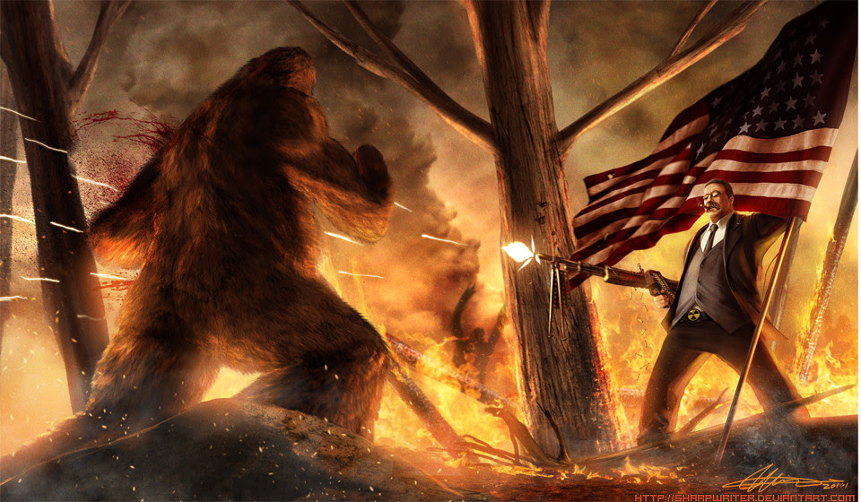 Teddy and Bigfoot - Presidents