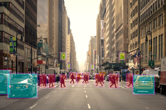 Nauto uses artificial intelligence and image sensors to give drivers help avoiding collisions.