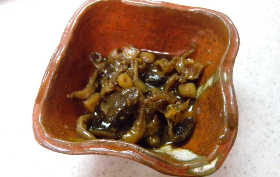 カツオ マグロの胃袋と心臓のつくだ煮 ごまプリンの沖釣りに行こうよ