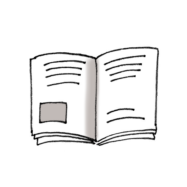 開いた本のイラスト かわいいフリー素材が無料のイラストレイン