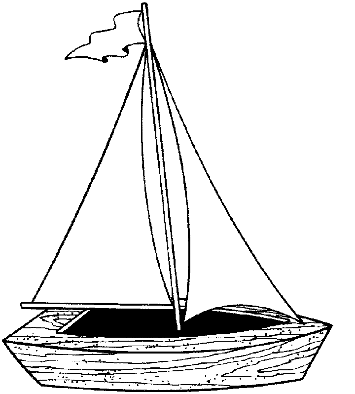 Download Coloring Pages Yacht - Coloring Home
