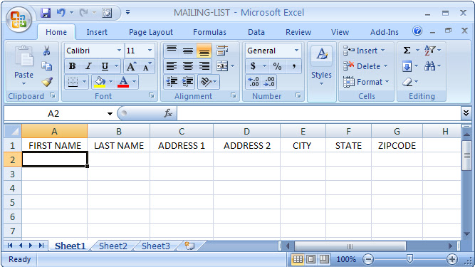 How to Build & Print Your Mailing List by Using Microsoft ...