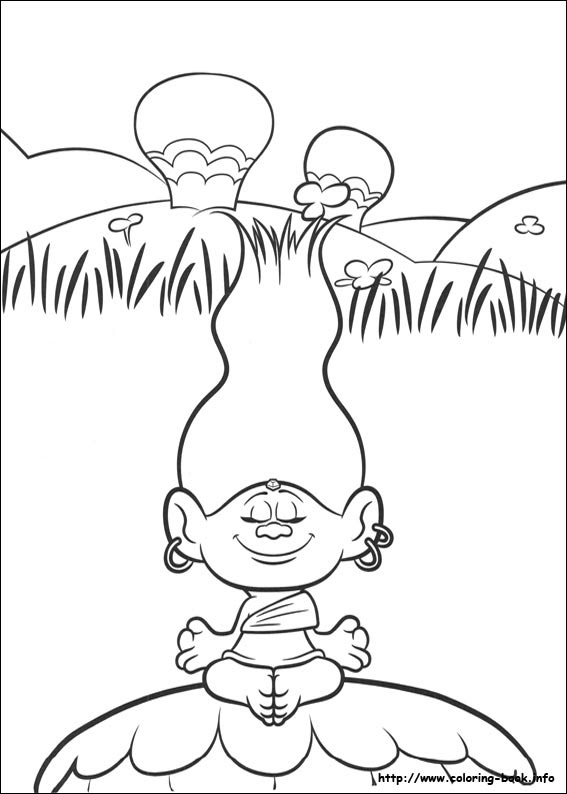 trolls coloring pages on coloringbook