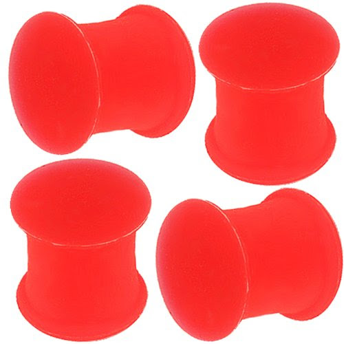 bodyjewellery bulk df silicone si03 red 6mm